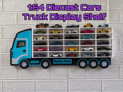 1:64 Diecast Cars Truck Display Shelf (Wall Stand)