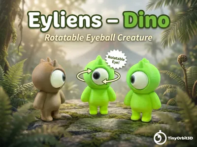 Eyliens – Dino Rotatable Eyeball Creature 
