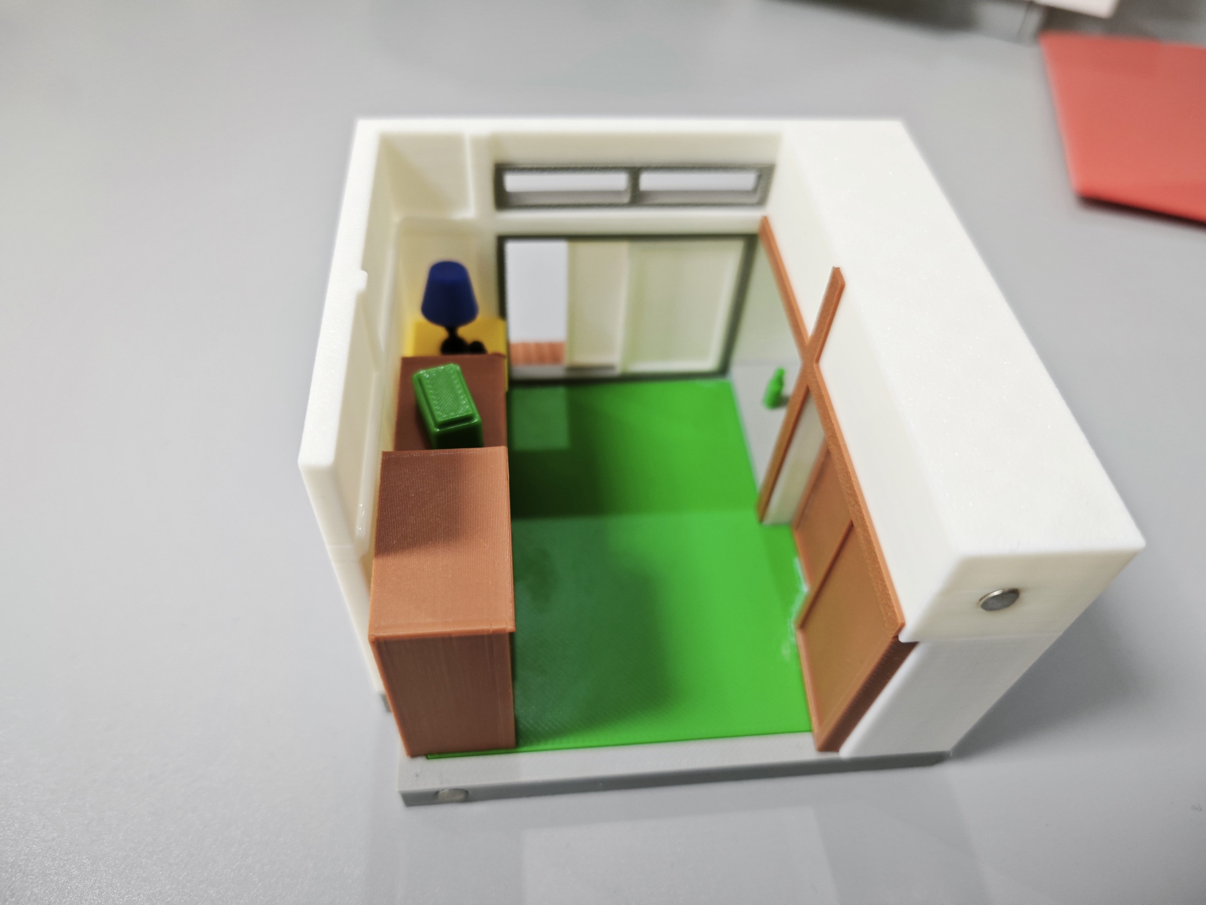 Miniatura 8 do modelo 3D 磁吸“蜡笔小新”建筑分体模型