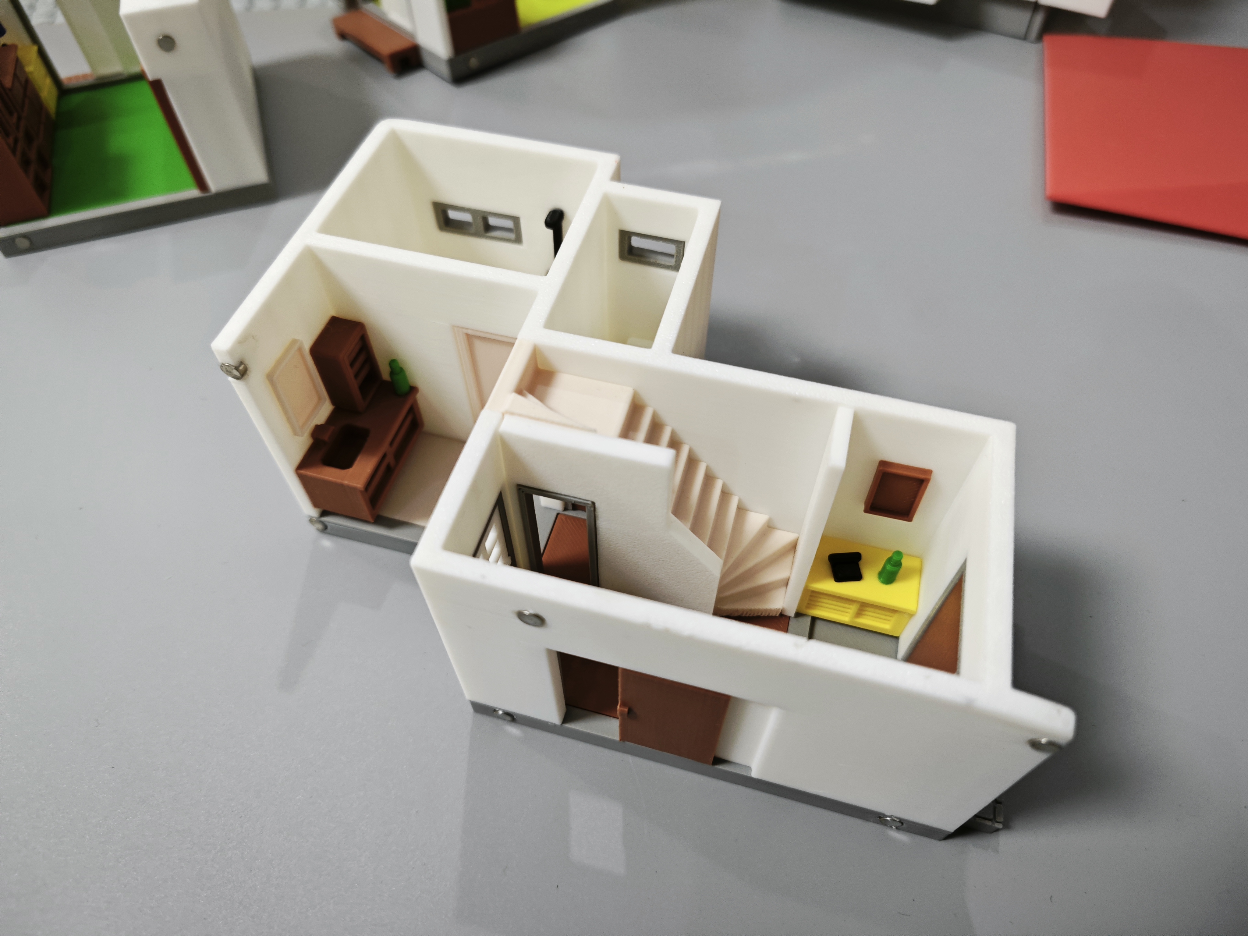 Miniatura 7 do modelo 3D 磁吸“蜡笔小新”建筑分体模型