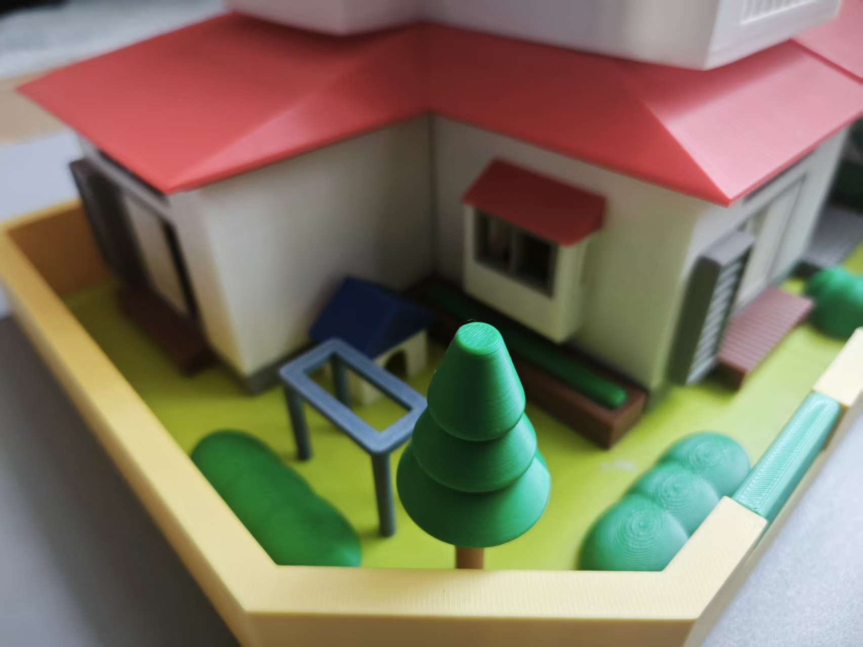 Miniatura 9 do modelo 3D 磁吸“蜡笔小新”建筑分体模型