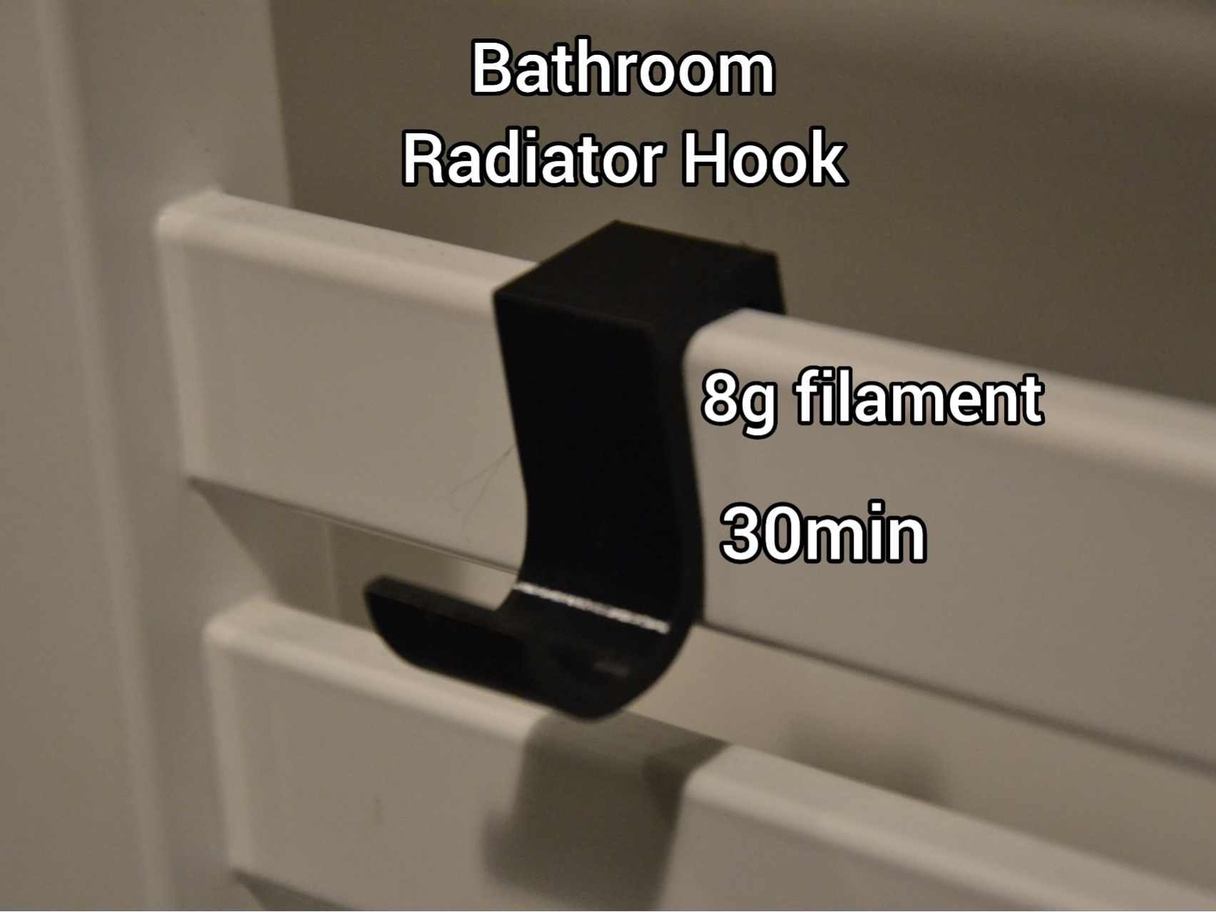Bathroom Radiator Hook