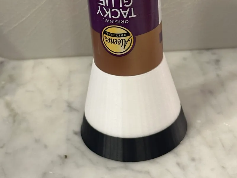 Stand holder for 3 oz Aleene's Tacky Glue