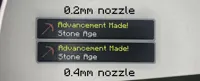 Advancements Modular 0.2mm nozzle, 0.1mm layer