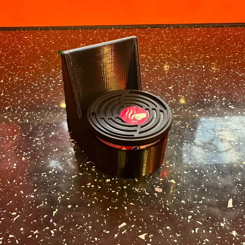 Cannister air freshener vehicle bulkhead mount