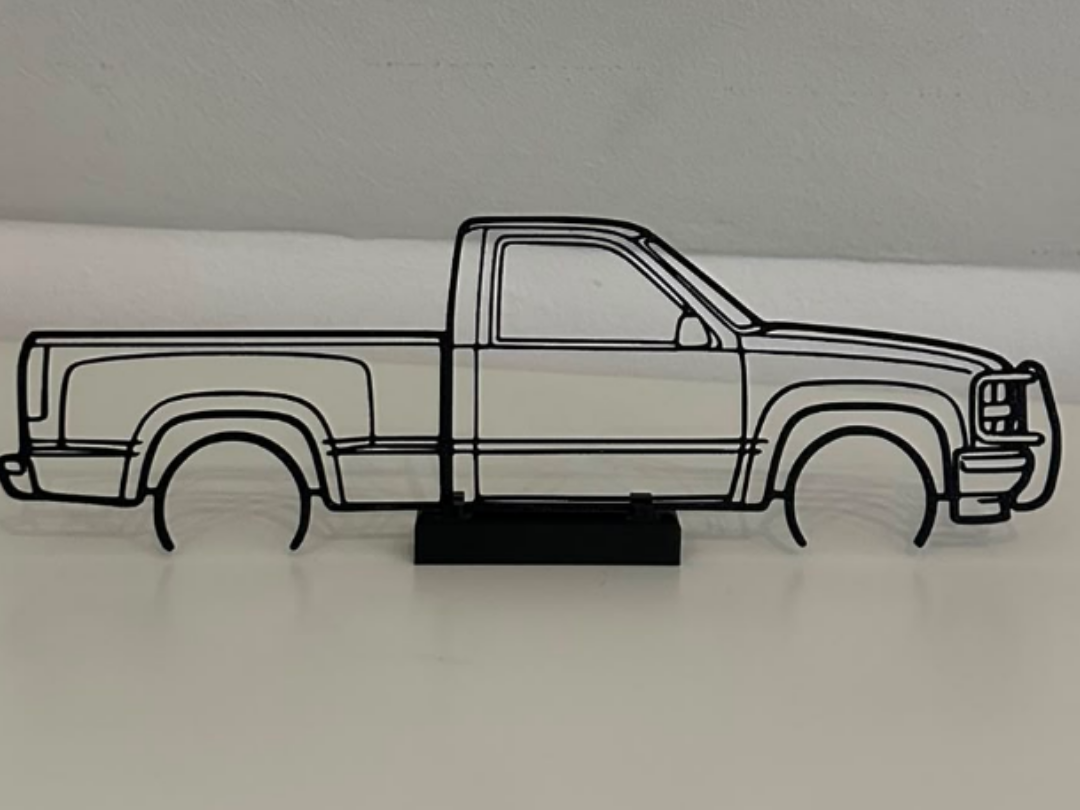 Chevy stepside 1998 with bull bar