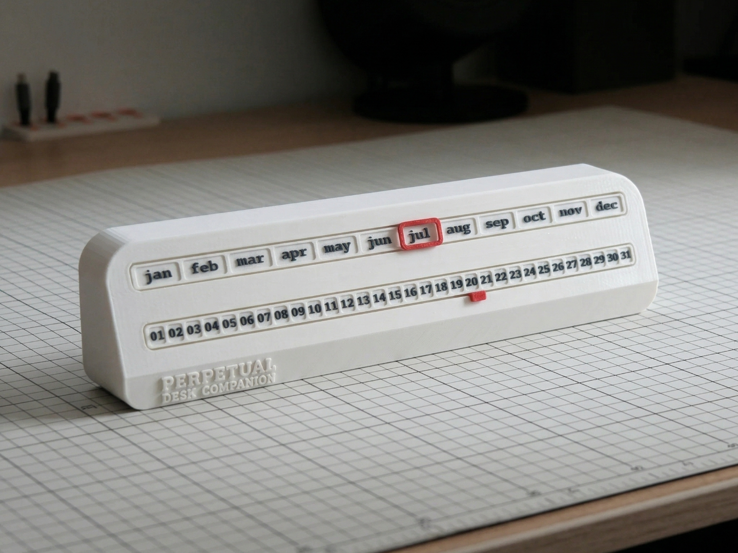 Perpetual Desk Calendar