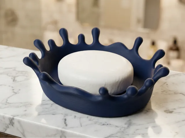 Liquid splash! - Soap dish