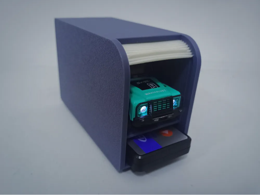 Mini RC Car Box with window, Slider box, 1:64 Car