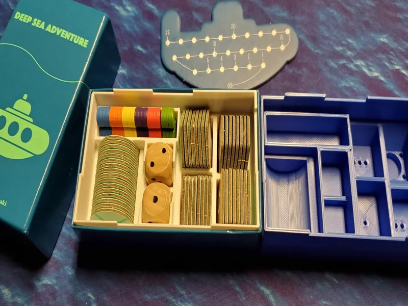 Deep Sea Adventure Board Game Insert - remix