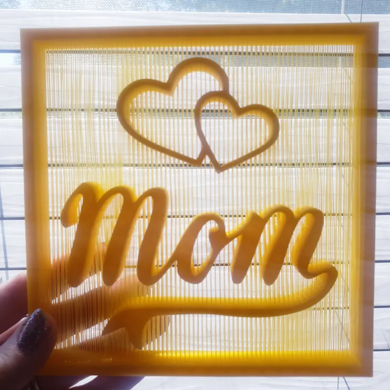 Love Mom String Art