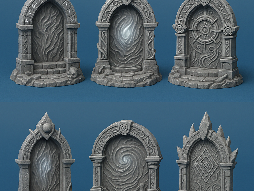 Arcane Portal Set – Stone Gateways Collection