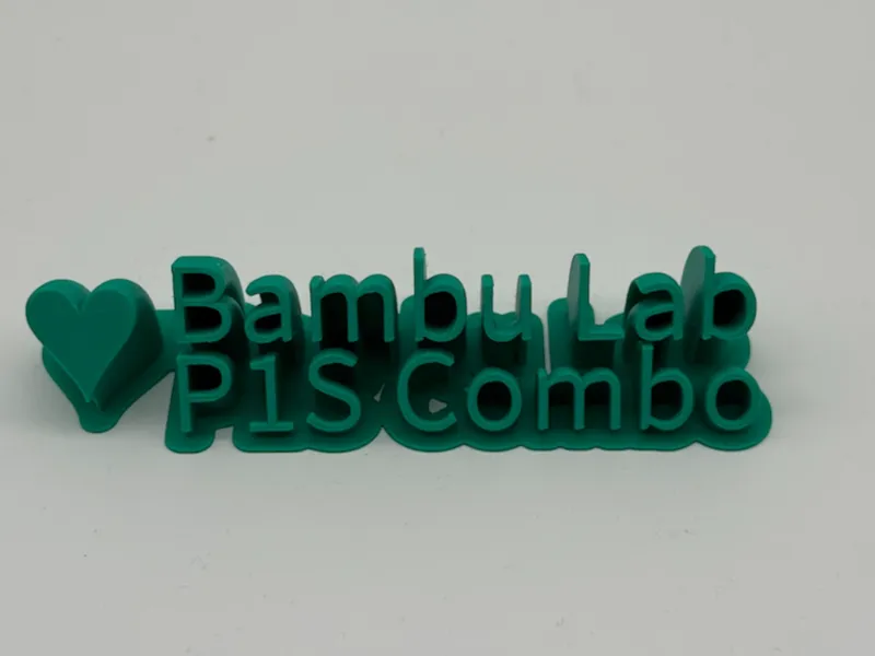 Bambu Lab P1S Combo Schild
