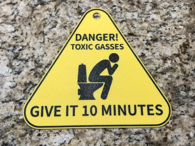 Funny bathroom sign