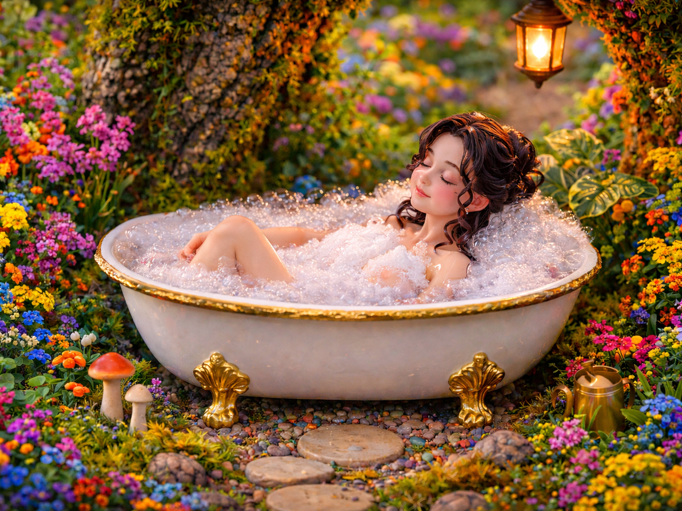 Enchanted Golden Bath