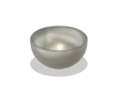 Simple Printed Bowl for Small Items