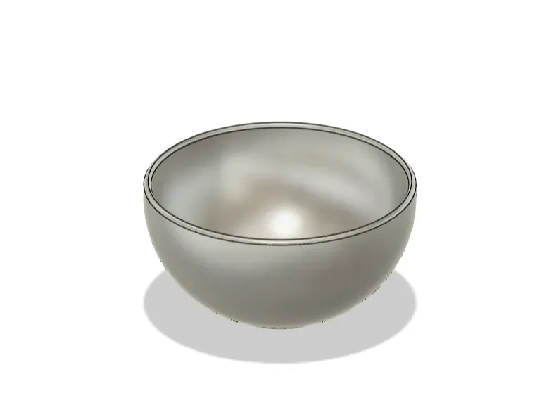Simple Printed Bowl for Small Items