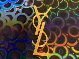 LOGO YSL ORO