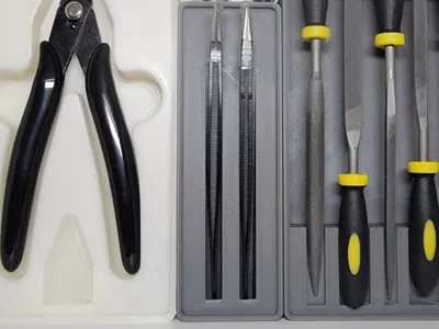 2 Tweezer Gridfinity Bin