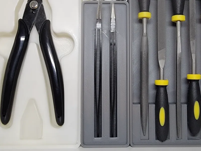 2 Tweezer Gridfinity Bin