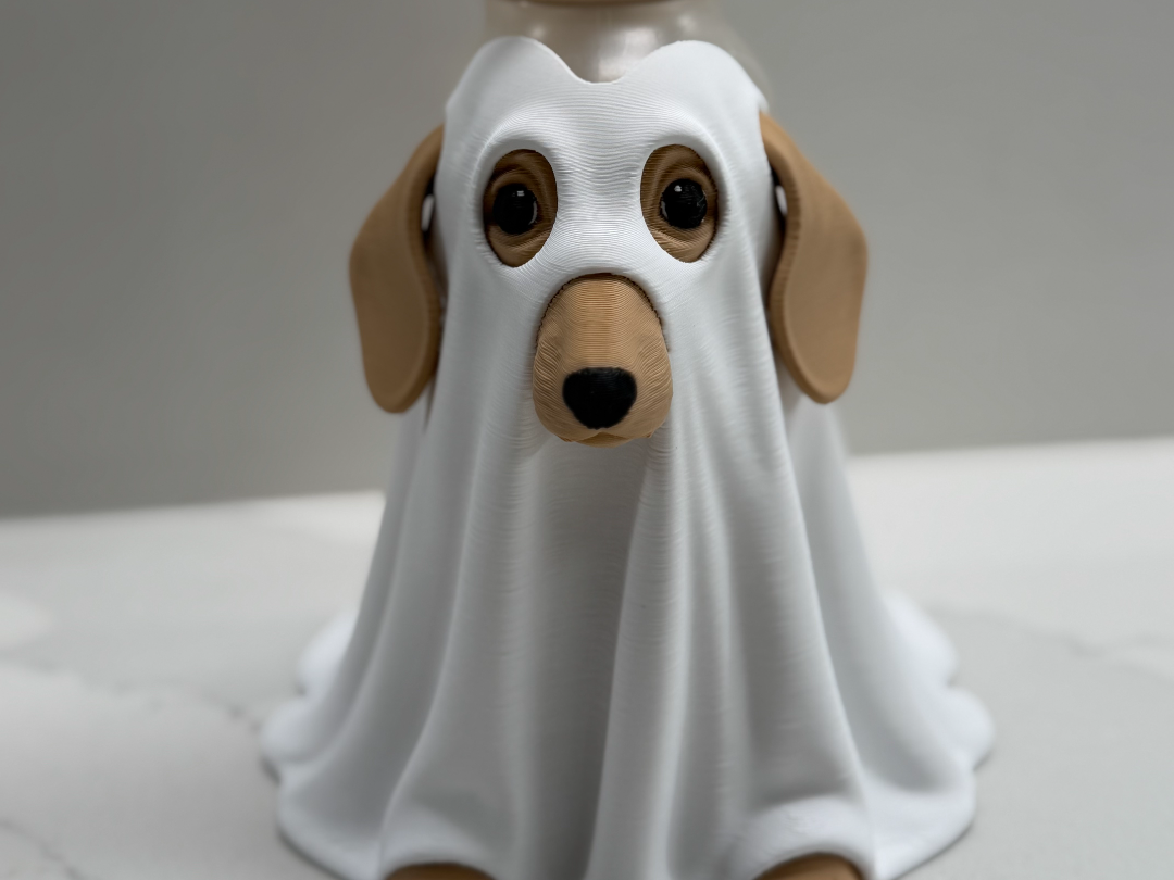 Dachshund Ghost Dog Halloweenie BBW Soap Holder - 1