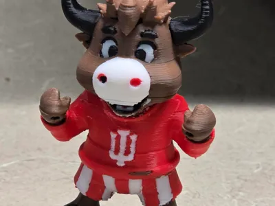 New Indiana Mascot Hoosier the Bison