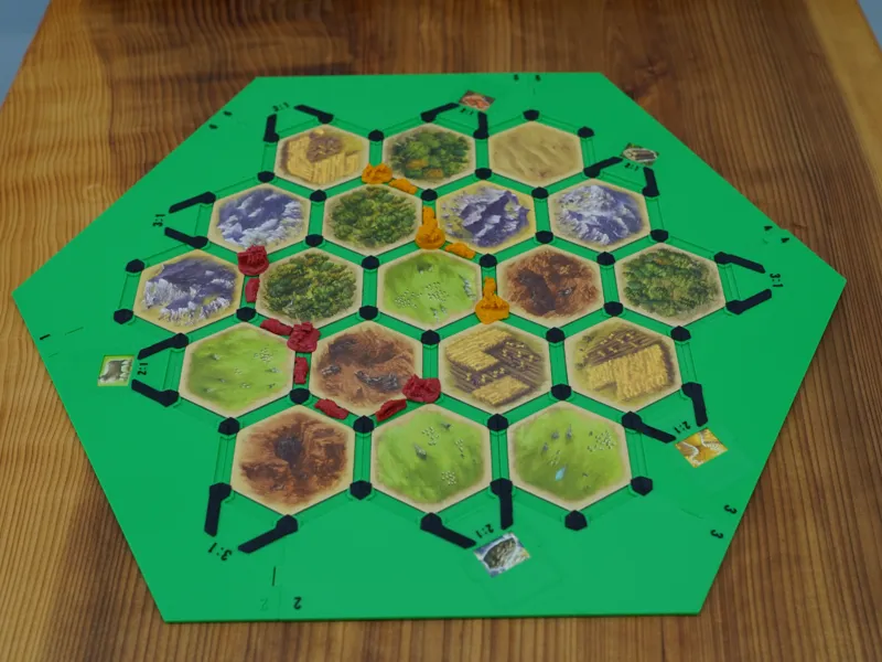 The Settlers of Catan board frame