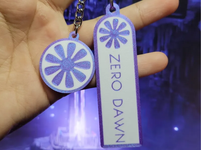 Zero Dawn logo keychain from Horizon Zero Dawn