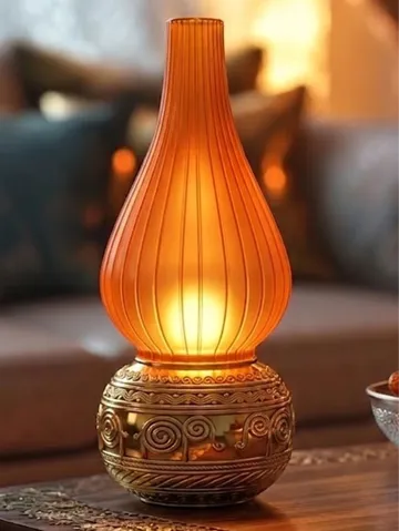Accesorio de iluminación decorativa: Dhokra Lamp For Diwali 2026 — vista de referencia 2