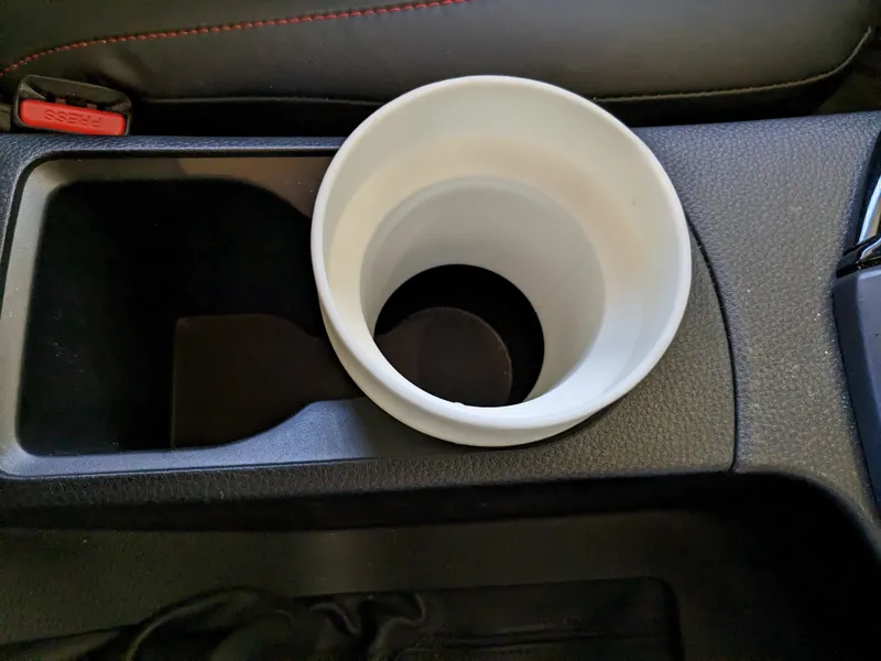 Frank Green cup holder expander Isuzu Dmax centre consol suit 3.25" diameter cupholder