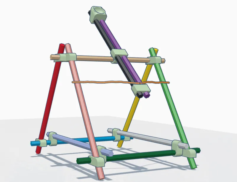 PencilPult: Functional Catapult Made from Pencils