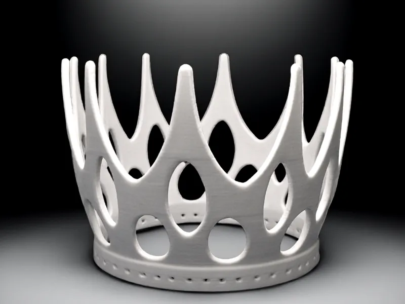 Moonlight Crown – A Softly Sculpted Regal Piece