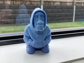 Chill Guy Moai