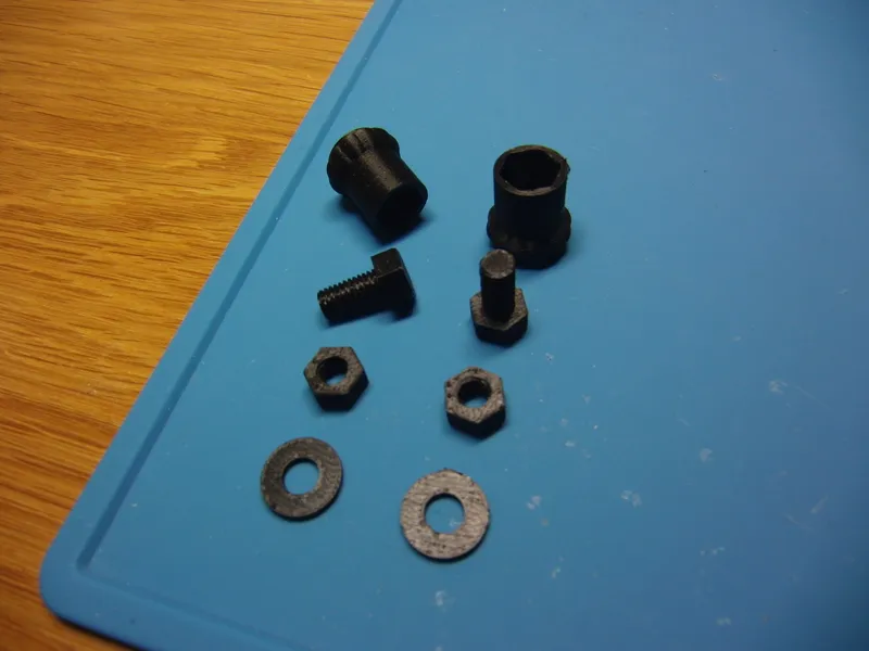 M5×10mm bolt, nut, spacer, and wrench set