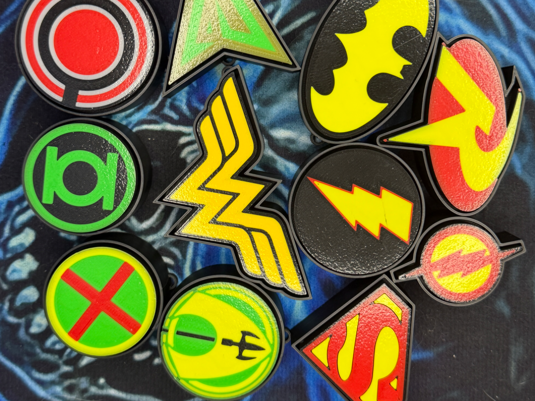 DC Super Hero Fidget Clicker Keyring