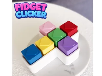 Keycap Cross Clicker | fidget clicker 