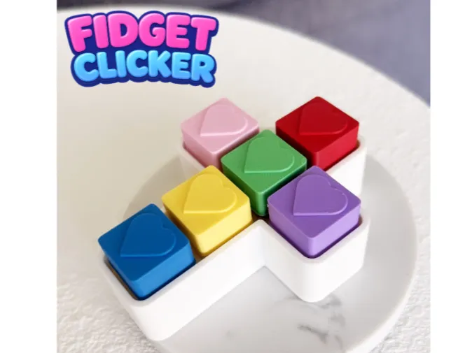Keycap Cross Clicker | fidget clicker 
