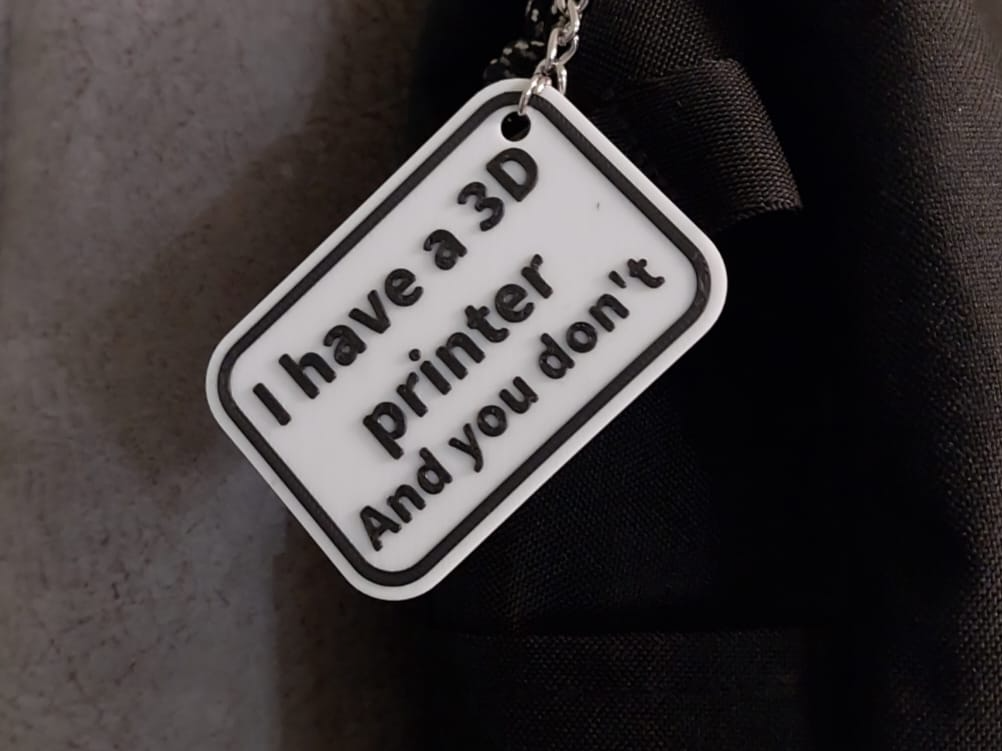 Sign I have a 3D printer and you not  