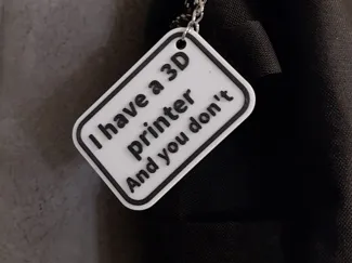 Sign I have a 3D printer and you not  