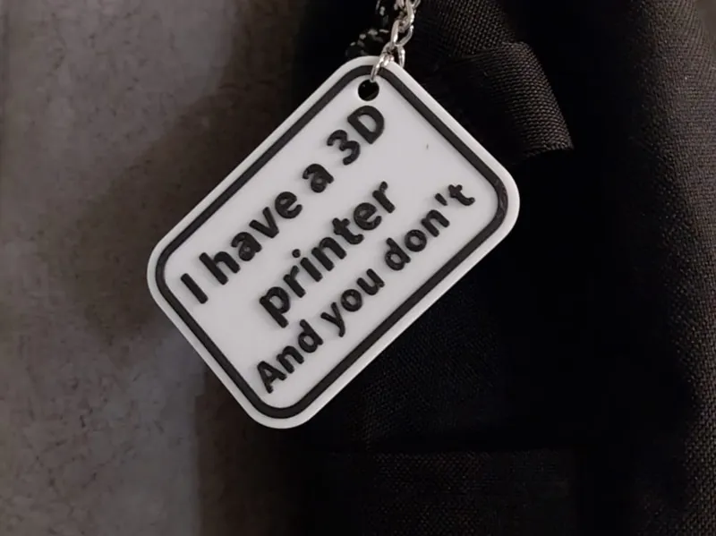 Sign I have a 3D printer and you not
