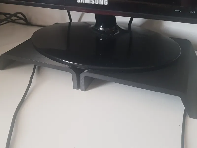 Simple aesthetic parametric monitor stand!