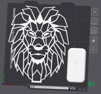 Tête de lion sur socle — photo 5