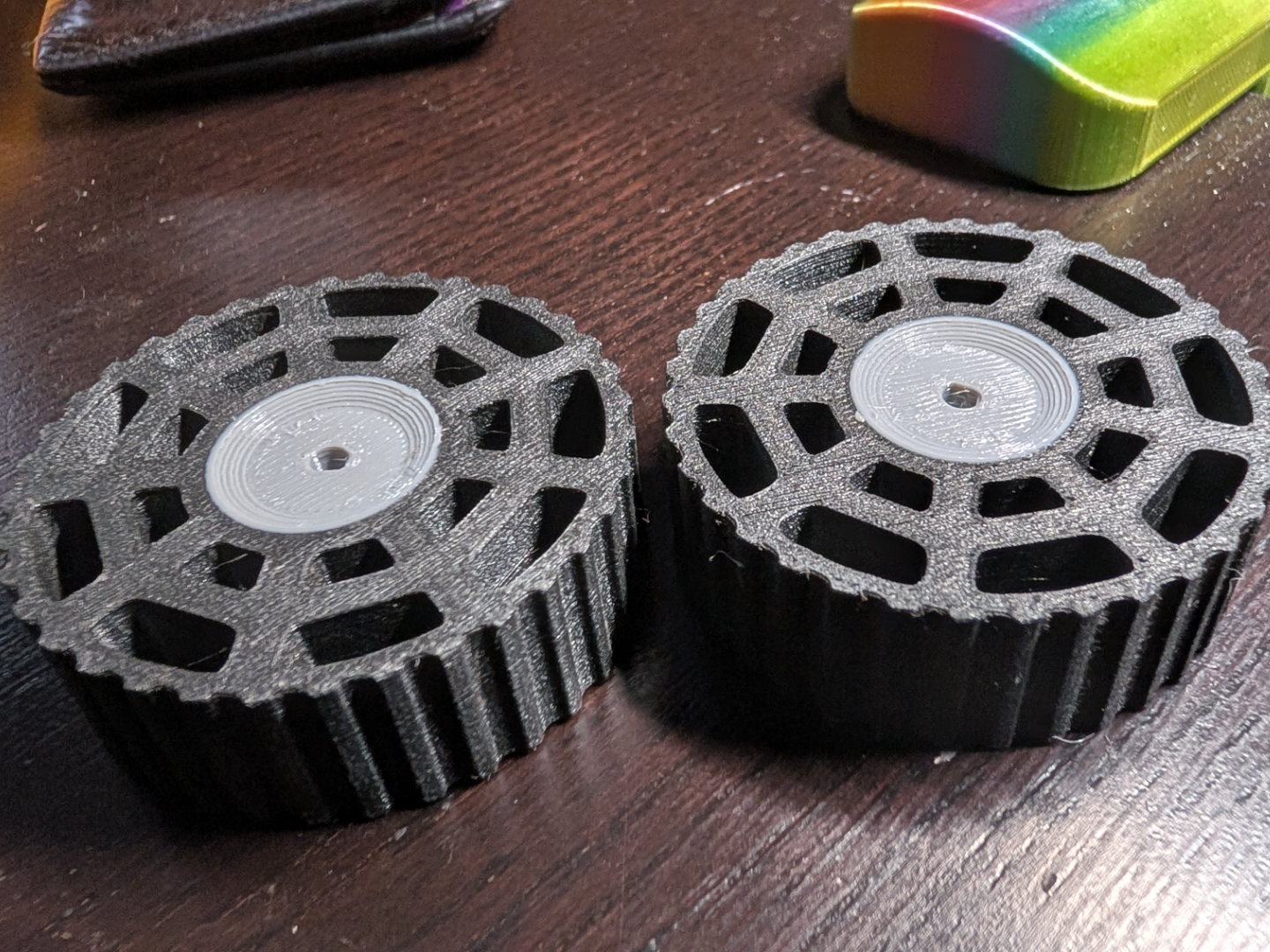 Two Material Combat Robot Wheels 55mm x 18mm