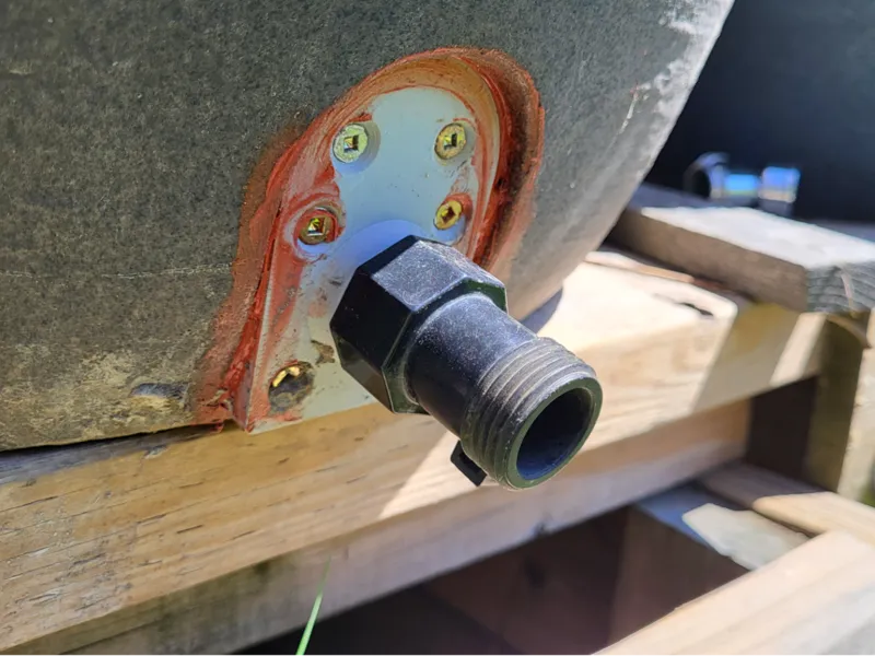 Algreen Castilla Rain Barrel outlet repair