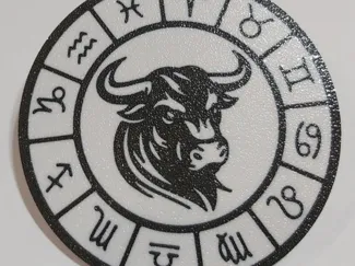 Horoscope Bull, coaster