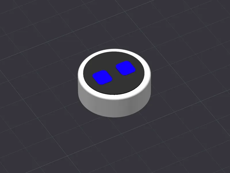 Multicolor AMS Brick Robot Face