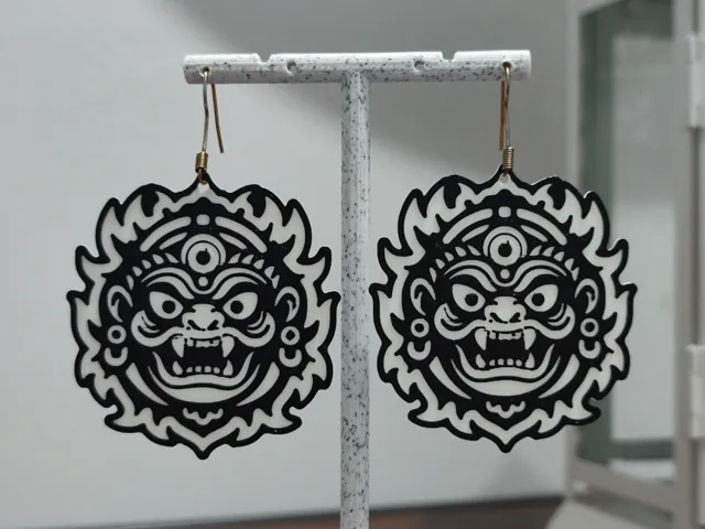 Aretes Furia de Oni