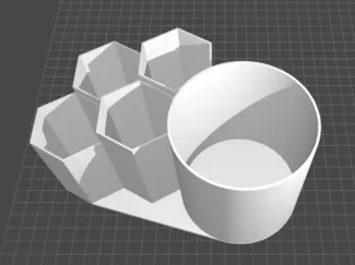 Desk Organizer with cup holder
