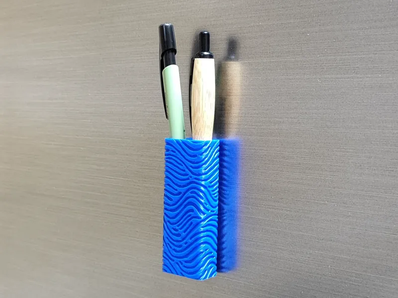 Portalápices magnético con textura