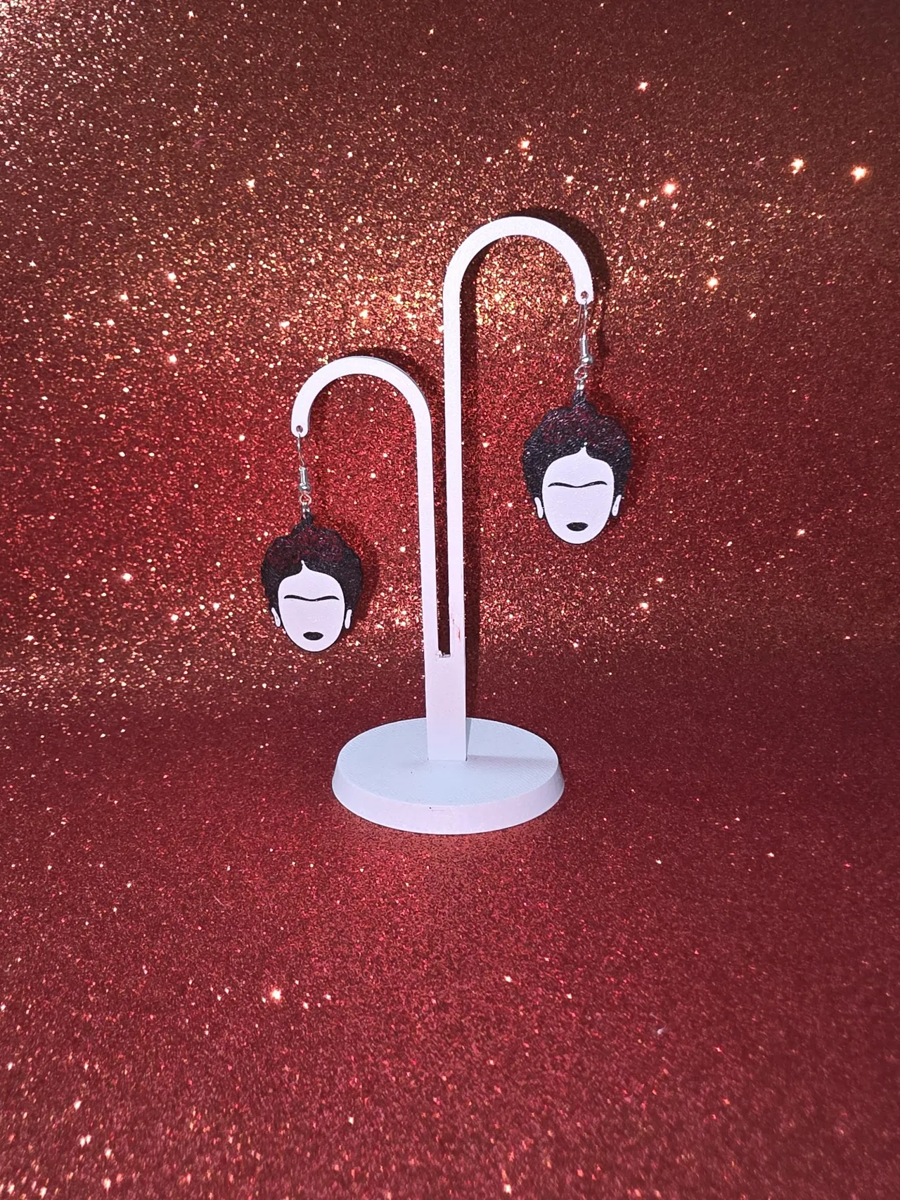 Frida Kahlo earrings view 3